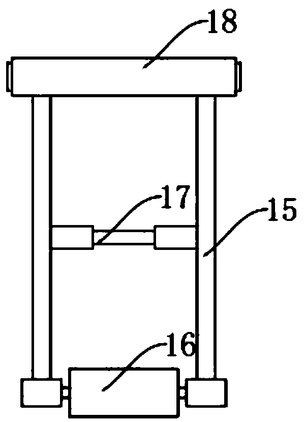 A cloth spreading device for garment making