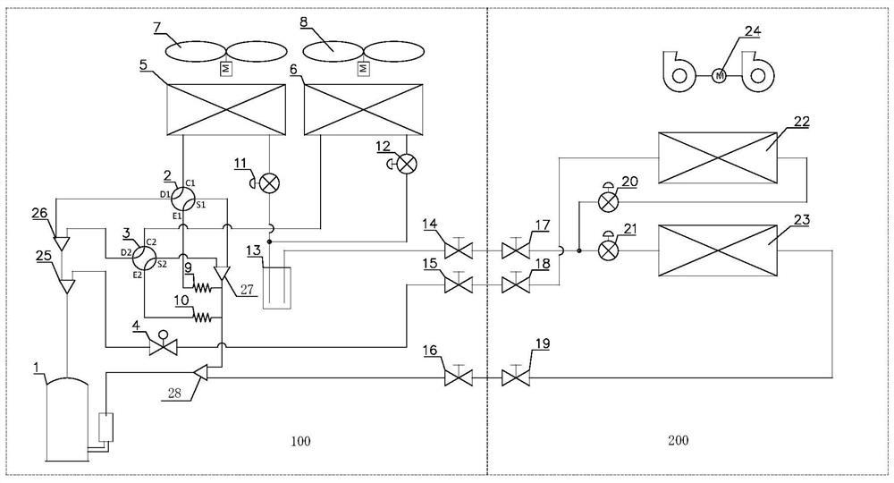 Heat pump system and control method and device thereof, air conditioning equipment and storage medium