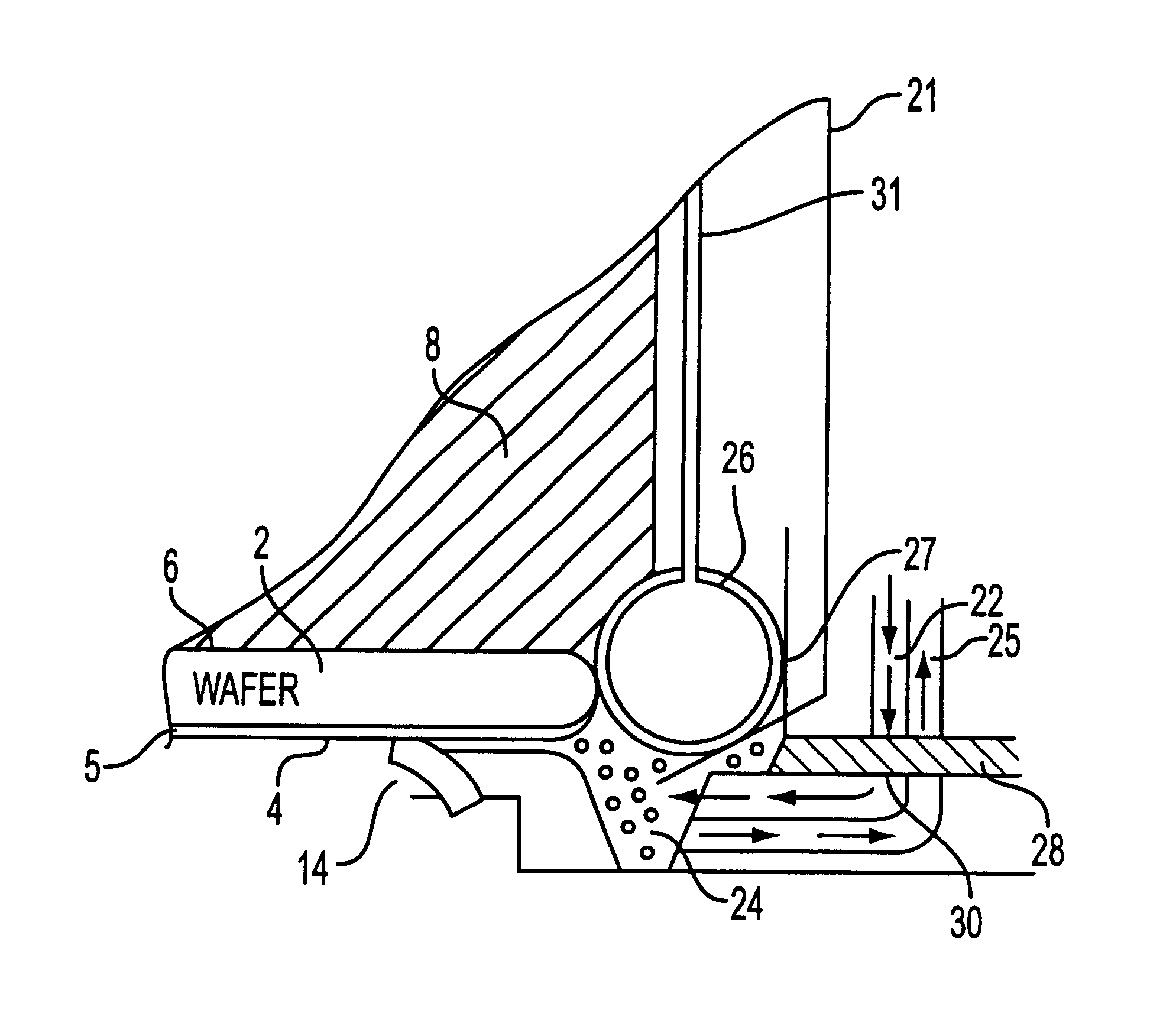 Method and apparatus for forming an electrical contact with a semiconductor substrate