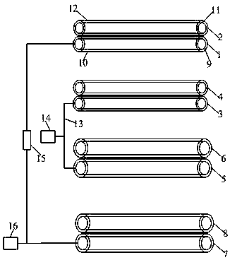 A four-roller double-zone draft spinning device and spinning method