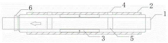 Energy-saving power generation device capable of being additionally arranged on water pipe