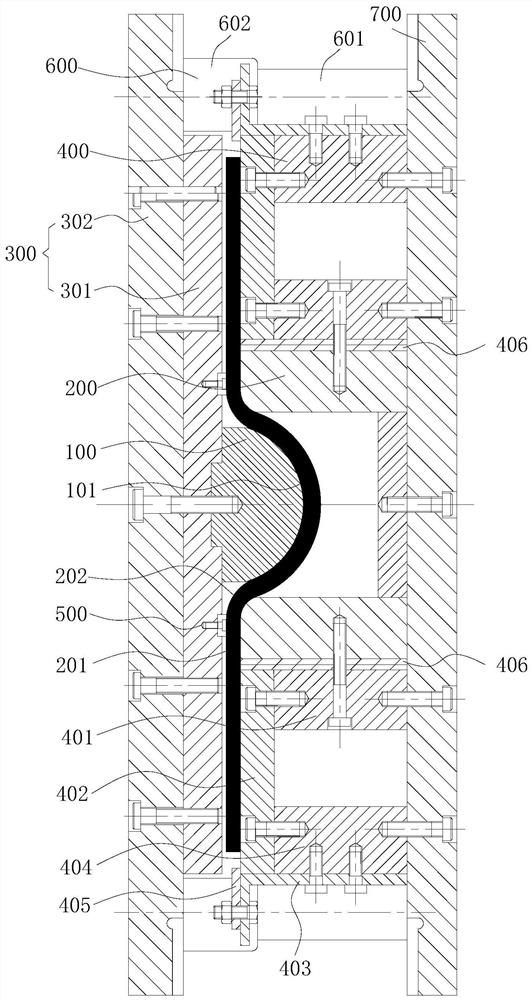 a bending mold