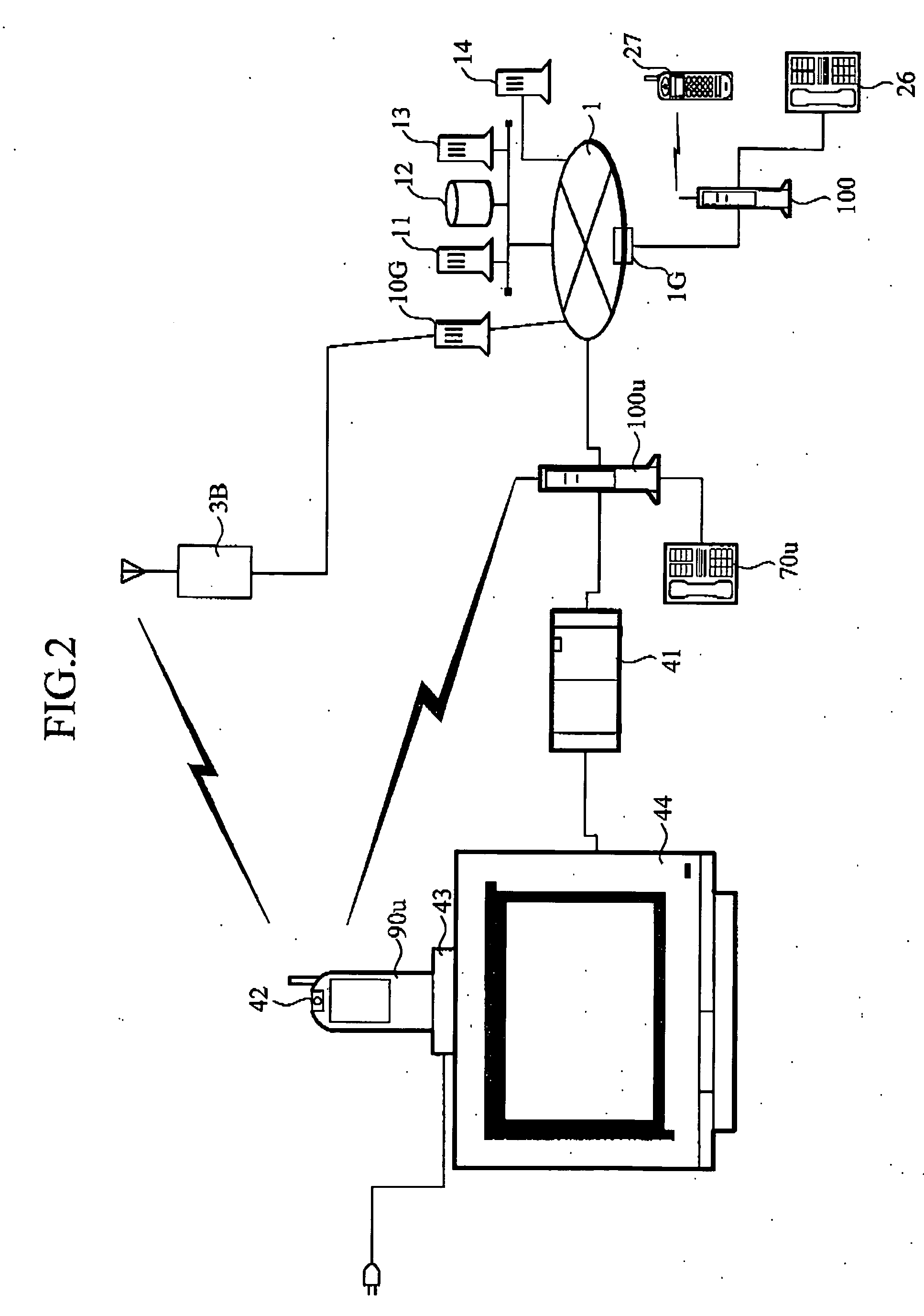 Videophone system, self-support base station device, set top box, and videophone method