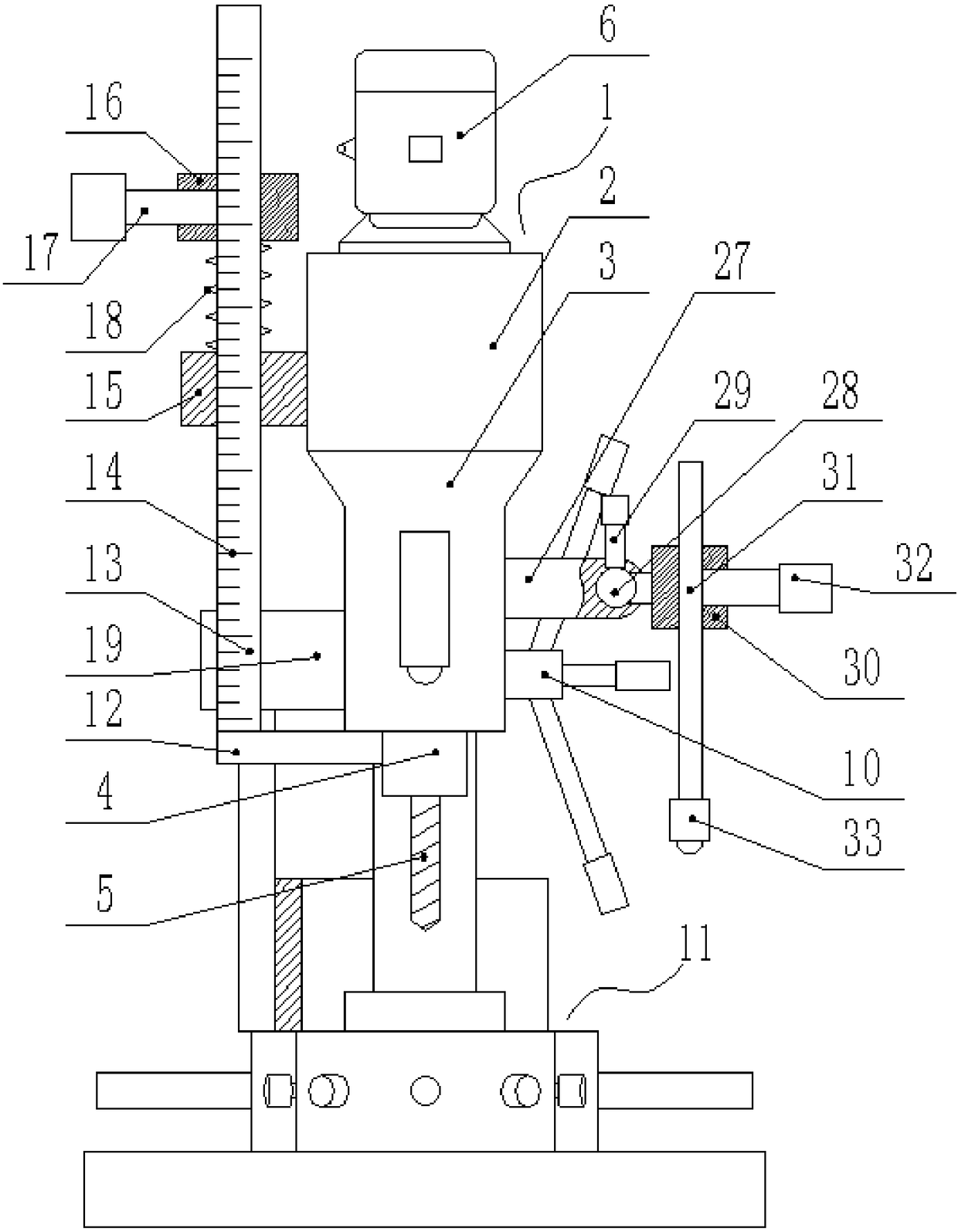 Novel drilling machine convenient to use