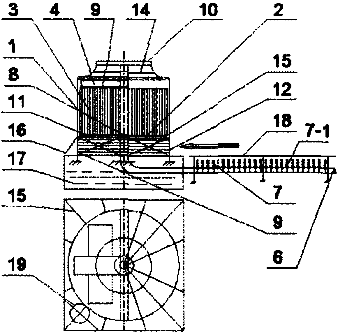 A heat pipe heat storage combined cold water method and its device