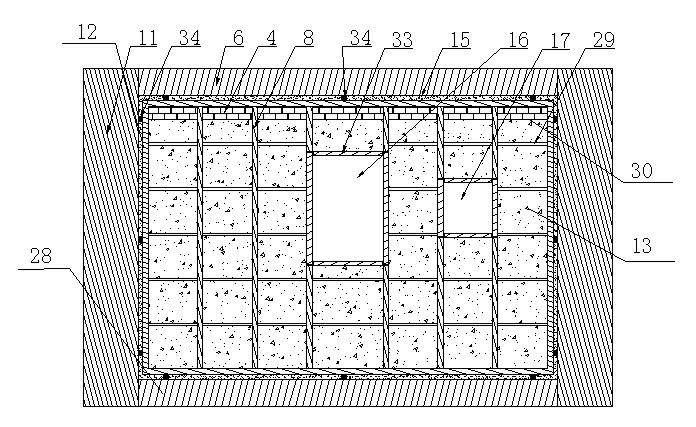 Composite armored thermal insulation wall of foamed concrete and construction method thereof