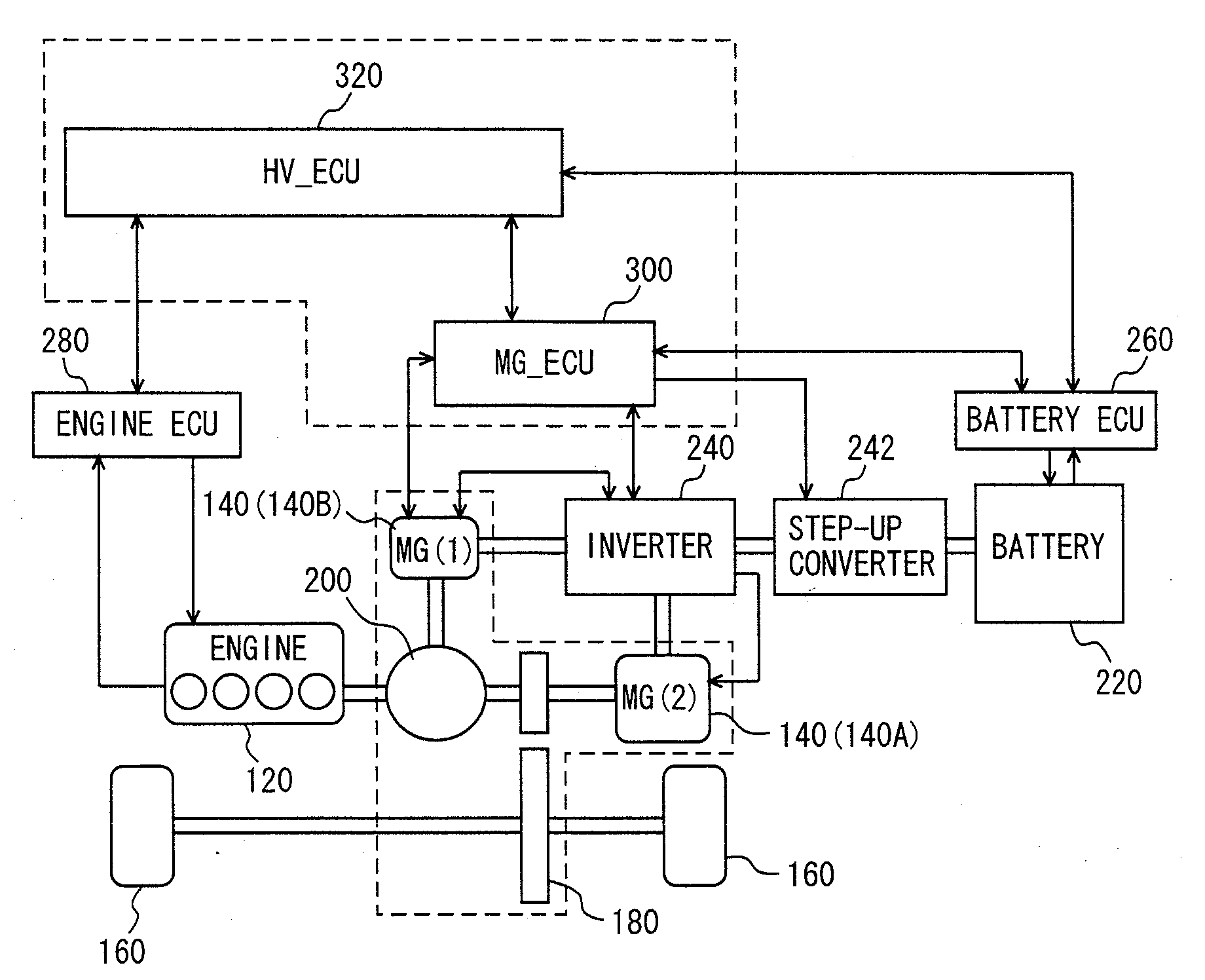 Catalyst temperature increasing apparatus for hybrid vehicle