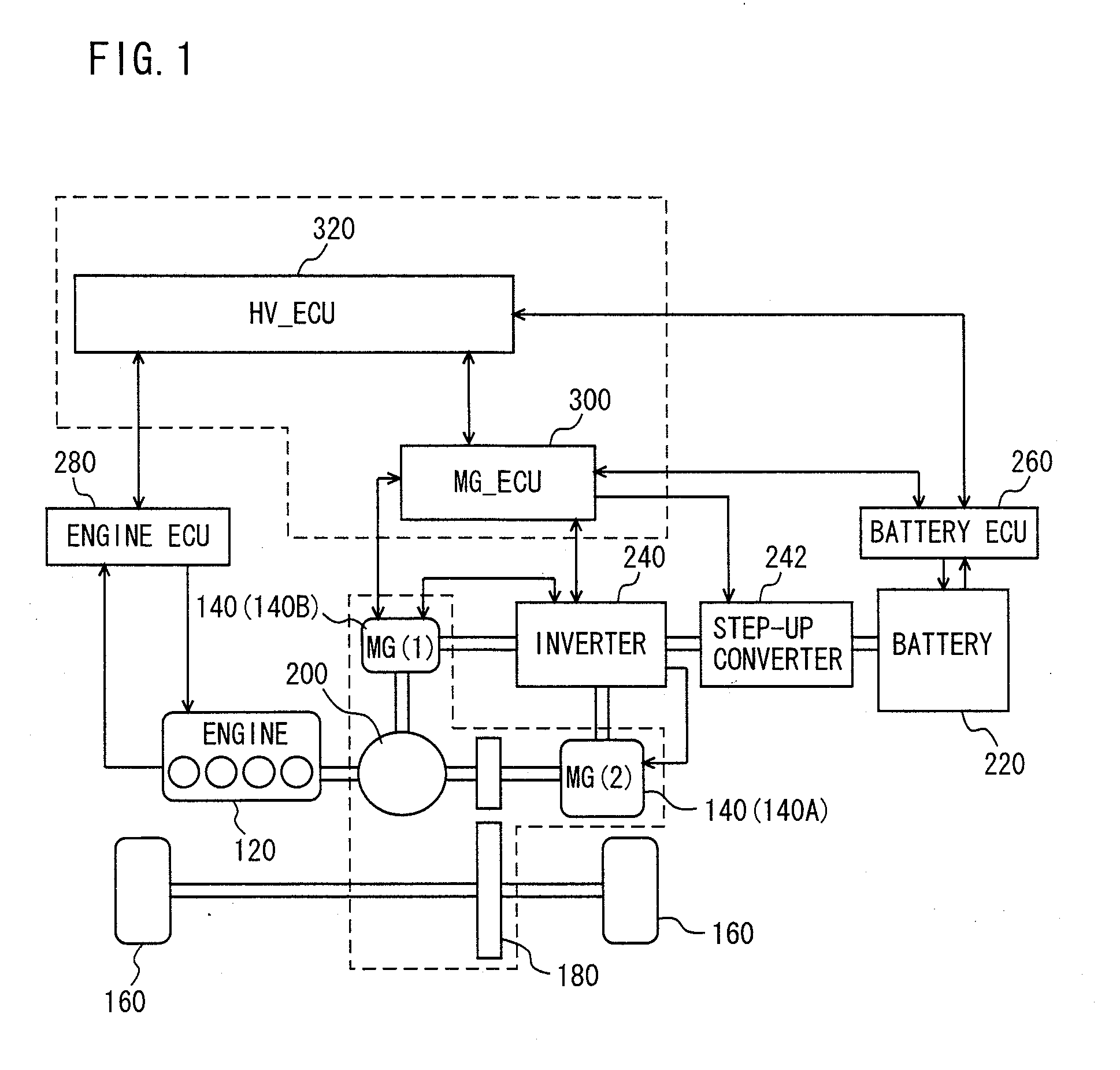 Catalyst temperature increasing apparatus for hybrid vehicle