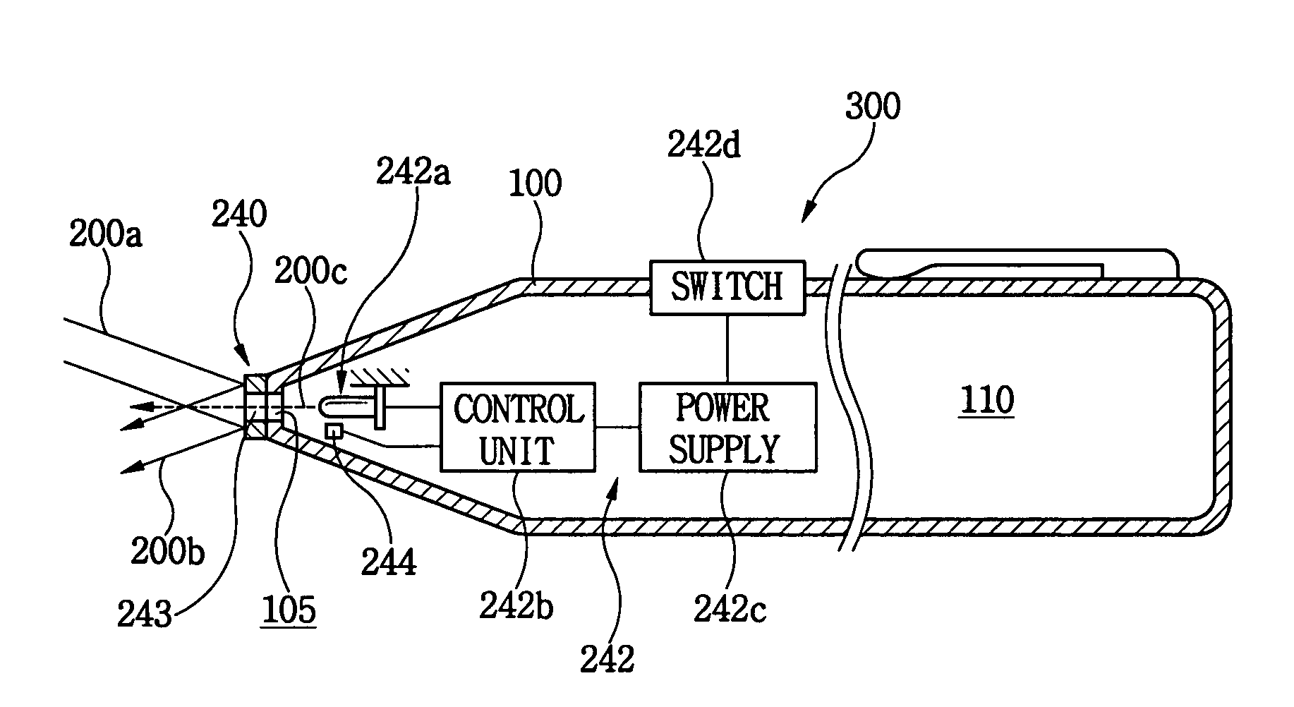 Image display system with light pen