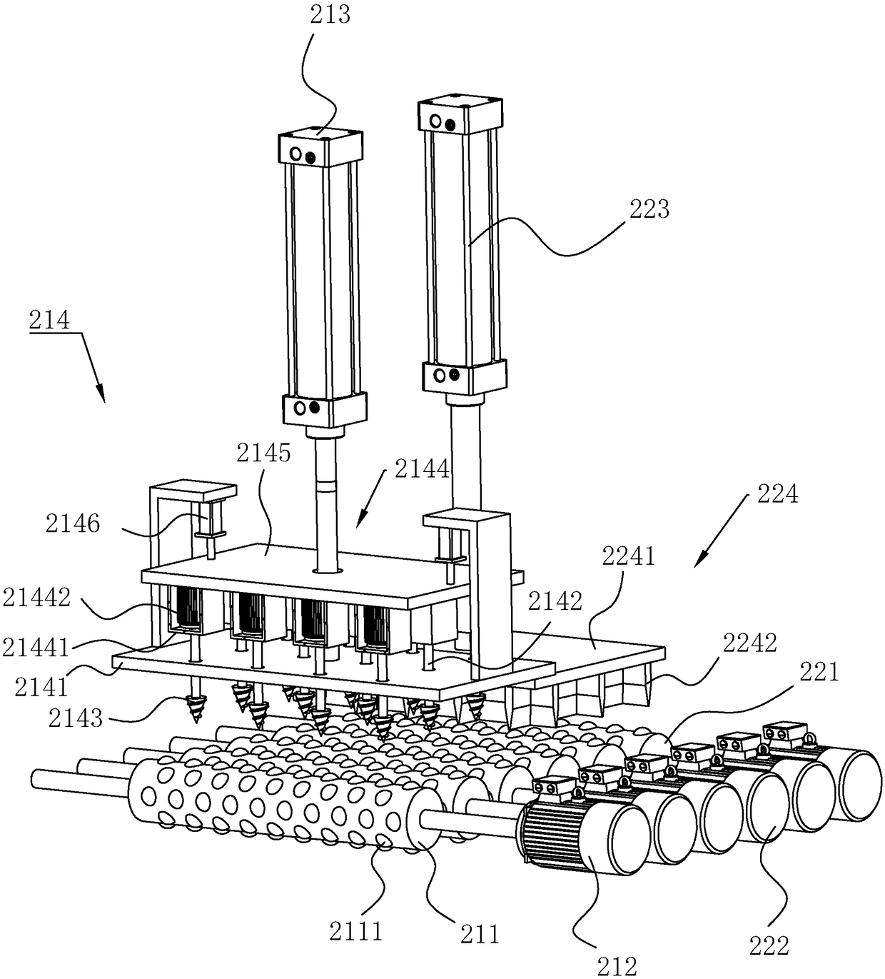 Steel bar and concrete separator