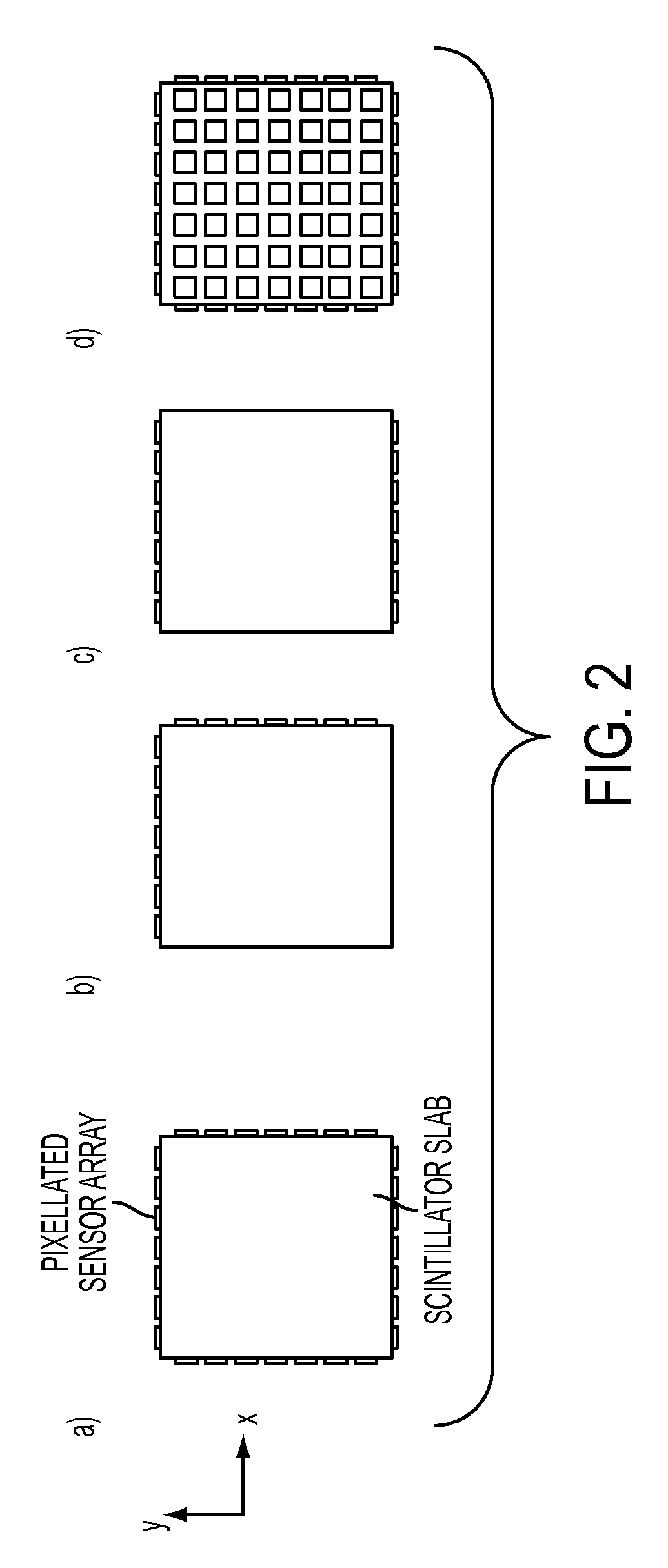 Positron emission tomography detector based on monolithic scintillator crystal