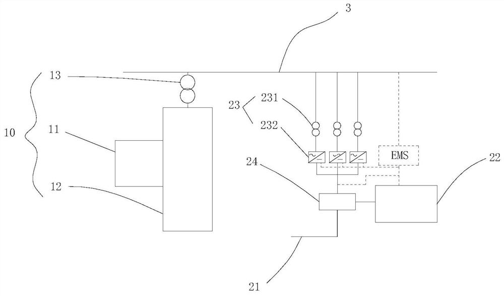 Joint storage device for hydroelectric generation system