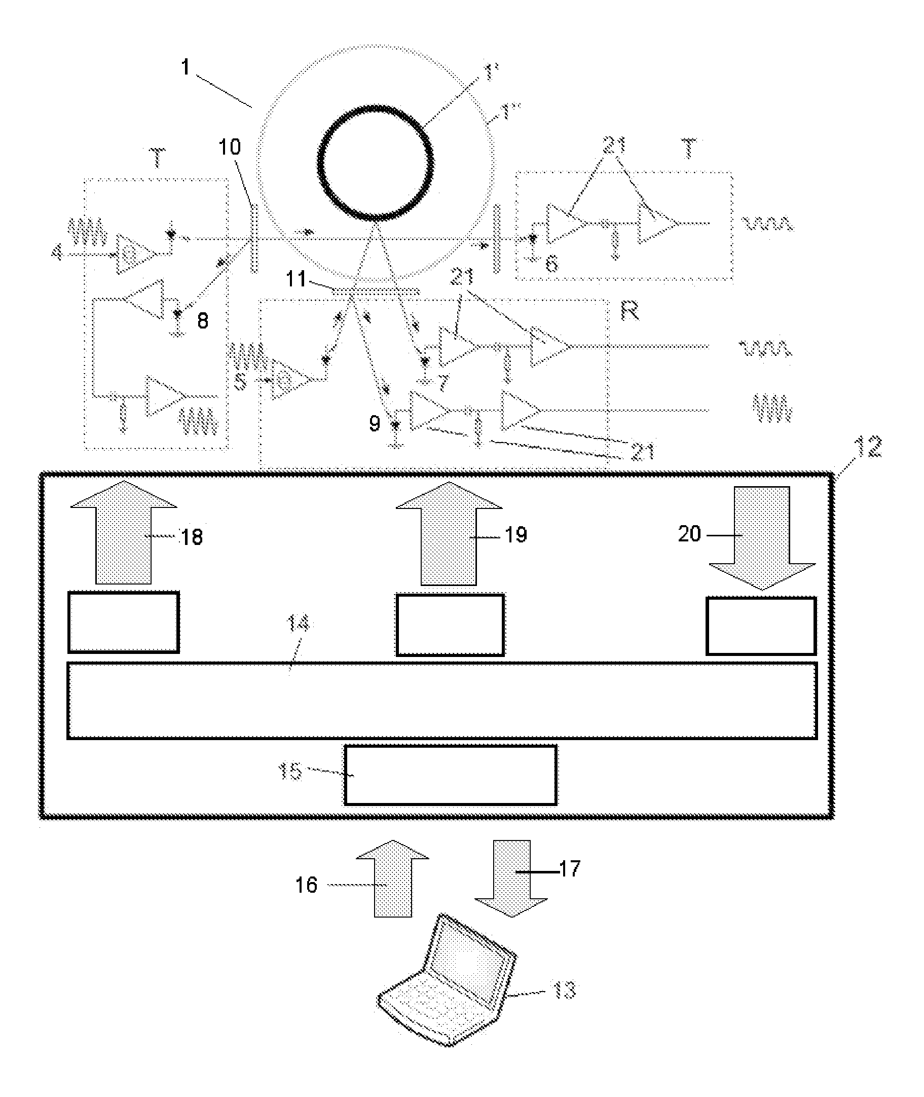 Portable spectrophotometer and method for characterising solar collector tubes