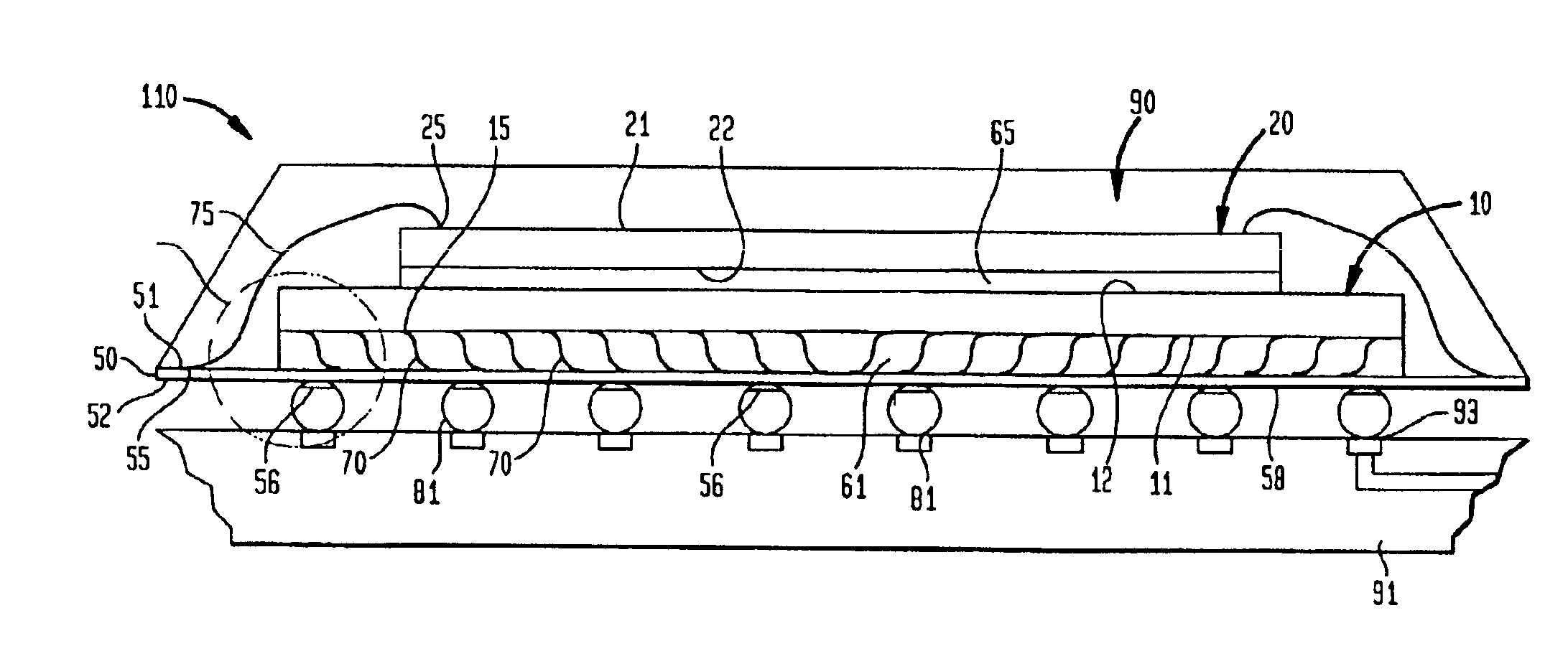 Stacked microelectronic assemblies and methods of making same