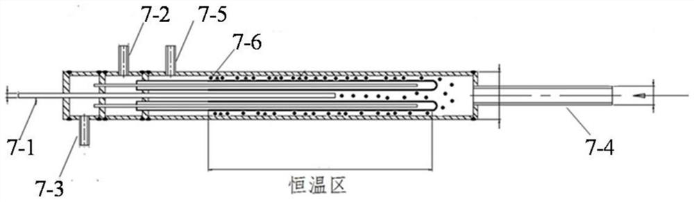 High-concentration tritium water treatment device