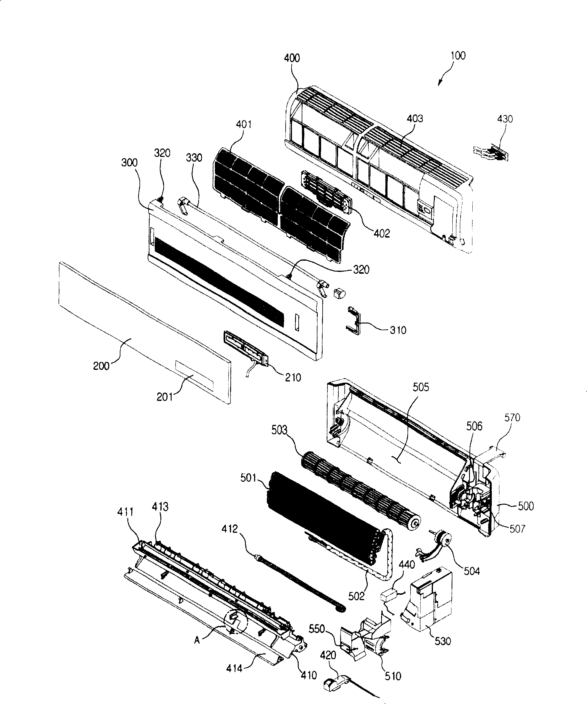 Indoor unit of air conditioner