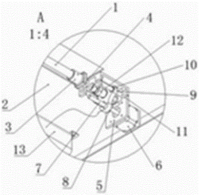 In-site automatic charging device of unmanned aerial vehicle on vehicle-mounted lifting platform