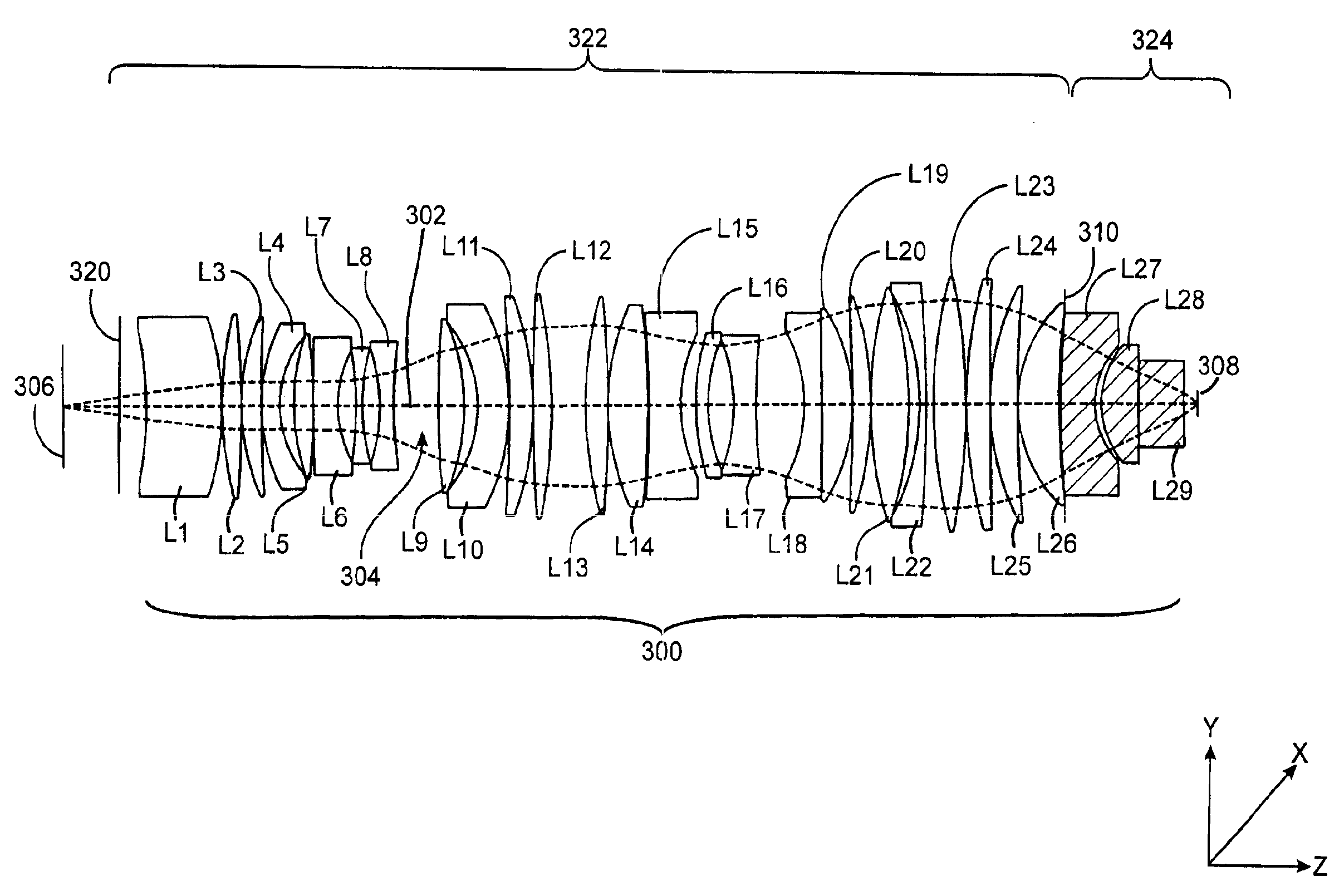 Structures and methods for reducing aberration in integrated circuit fabrication systems