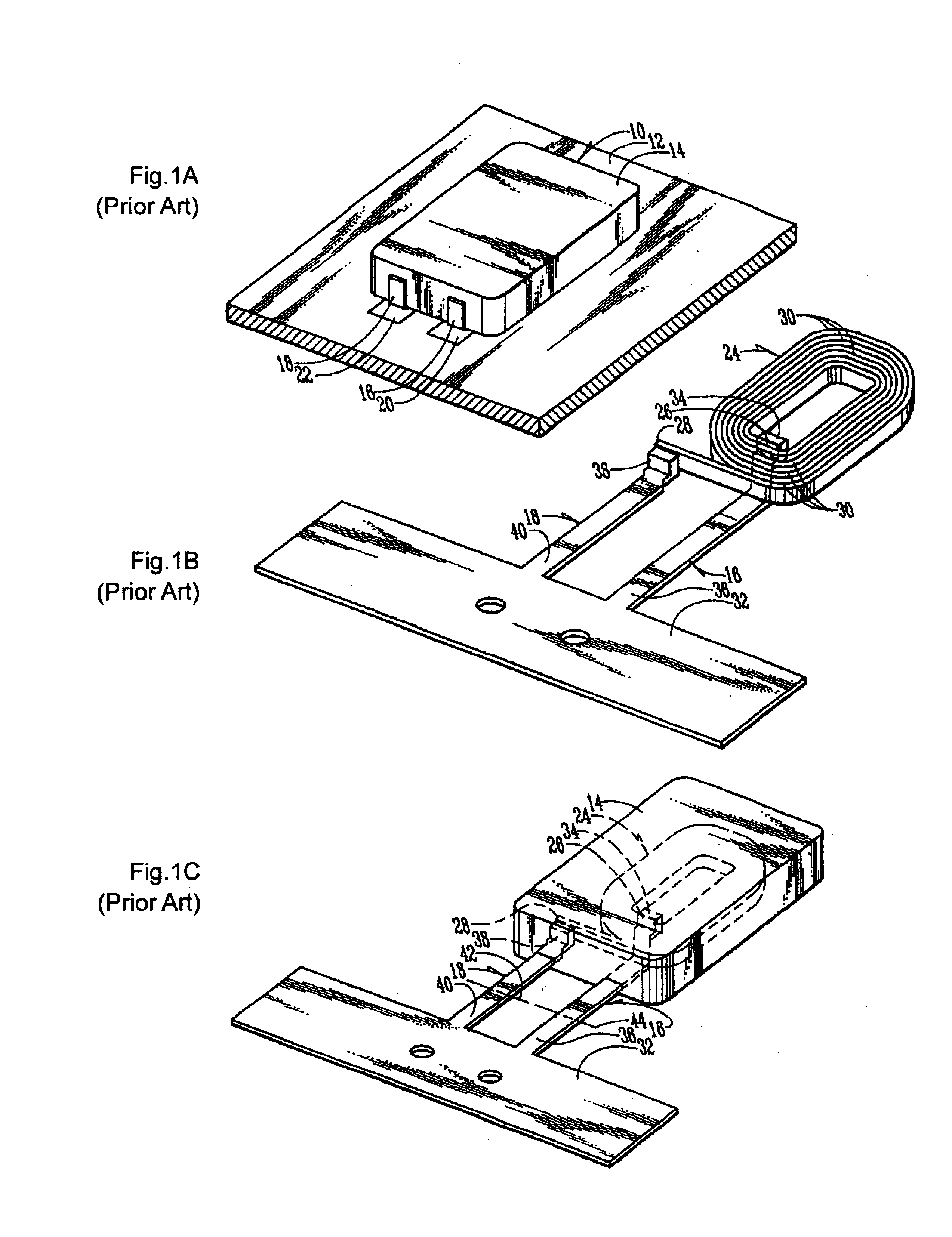 Configuration and method for manufacturing compact high current inductor coil