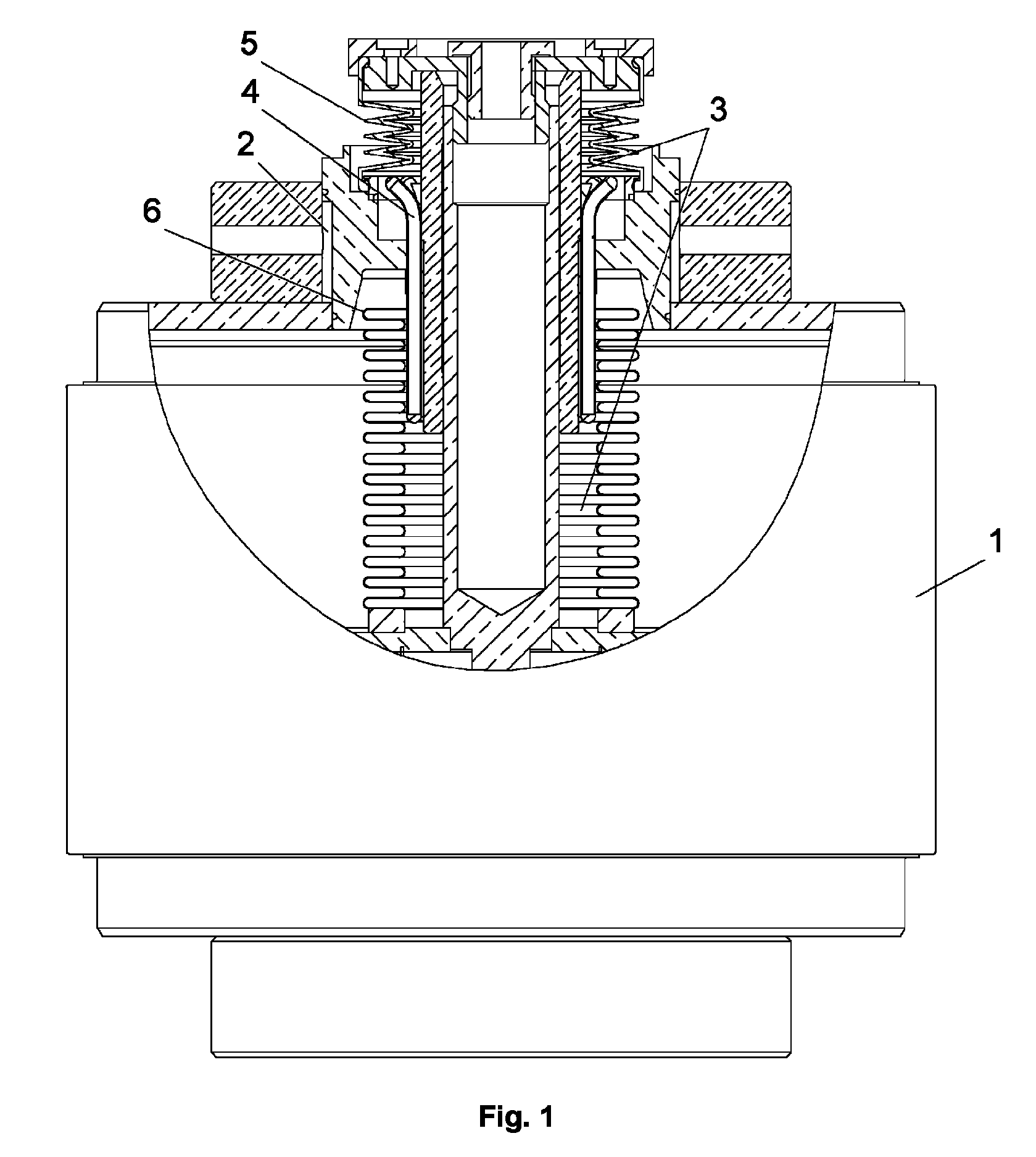 Cooling system for a variable vacuum capacitor