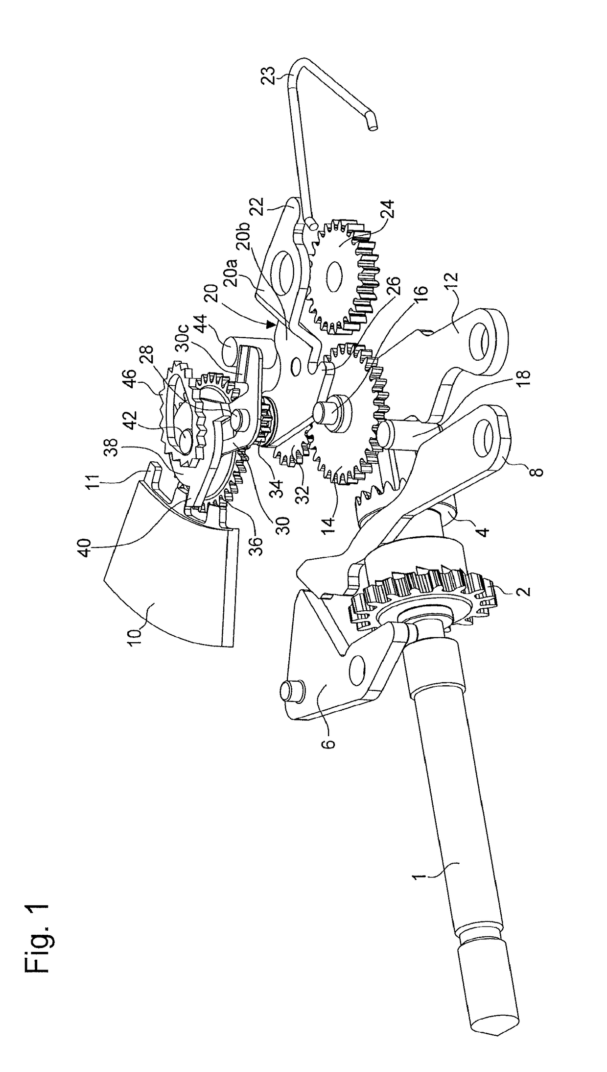 Timepiece movement comprising a date correction mechanism