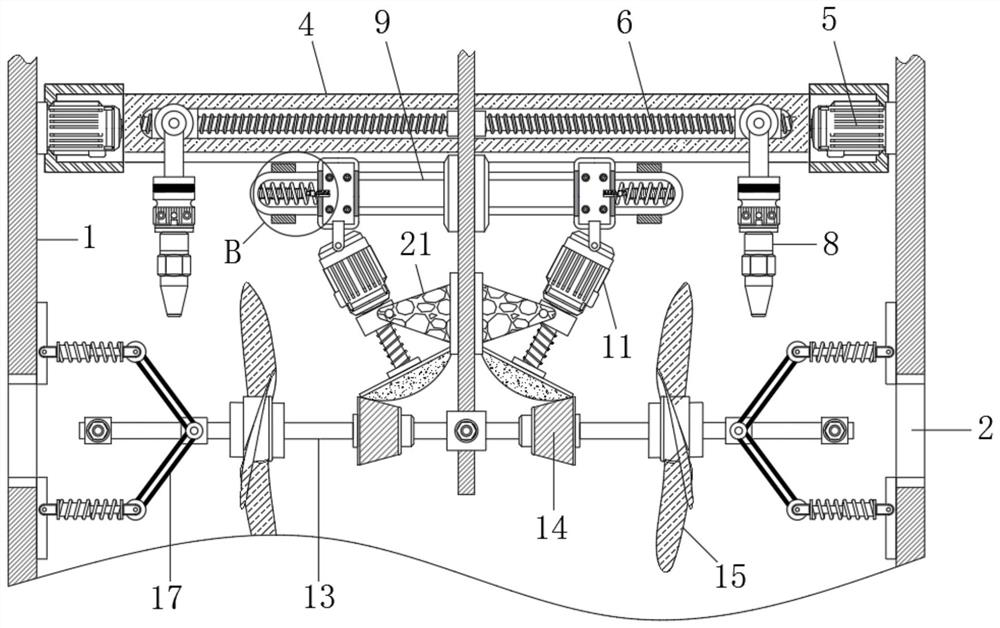 Heat dissipation device for smart home network television