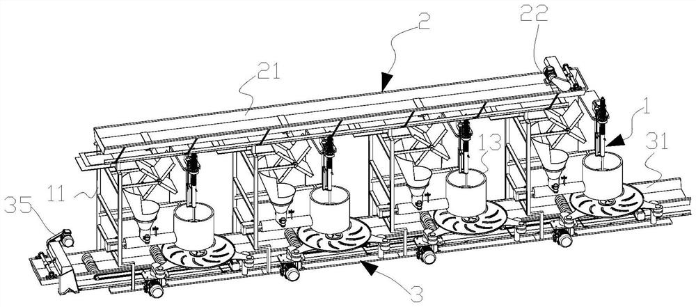 A kind of tea kneading machine and tea kneading system