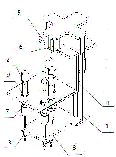 Automatic screw driving device with vibration disc discharging mechanism