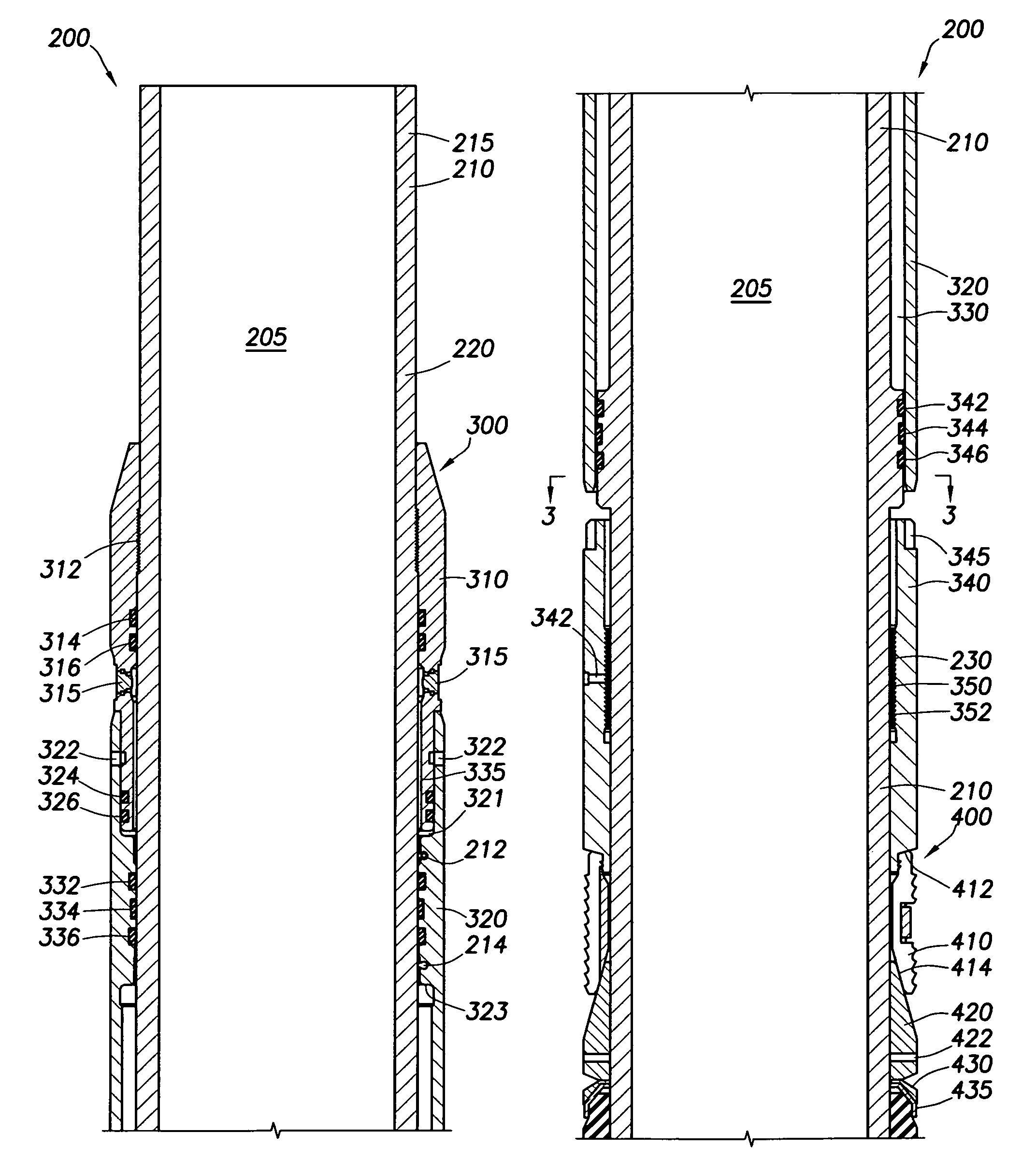 Top-down hydrostatic actuating module for downhole tools