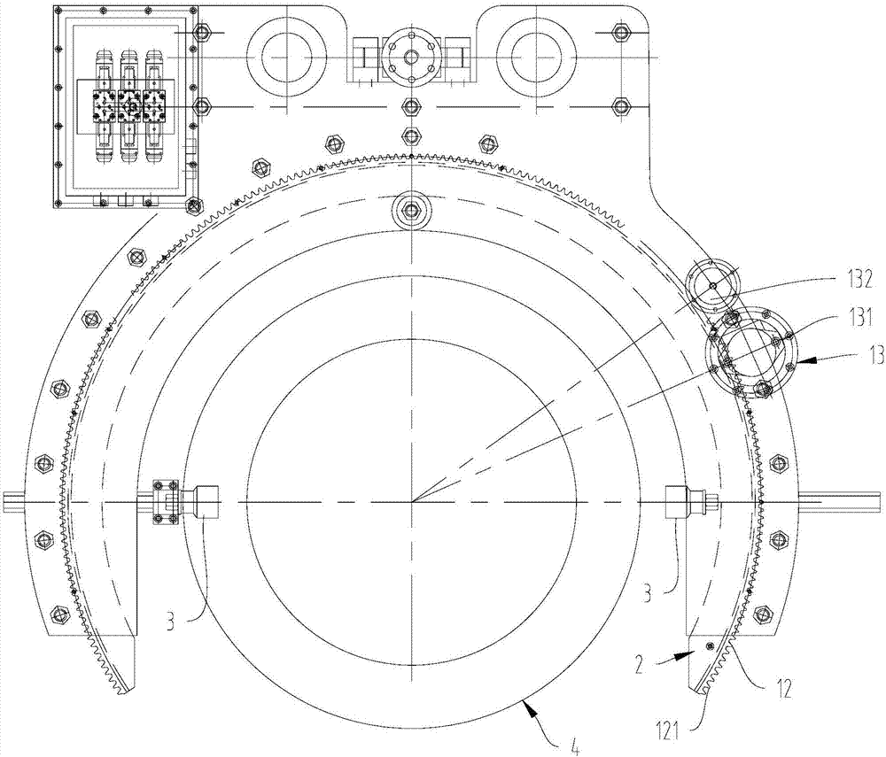 Submarine pipe coating clearing device