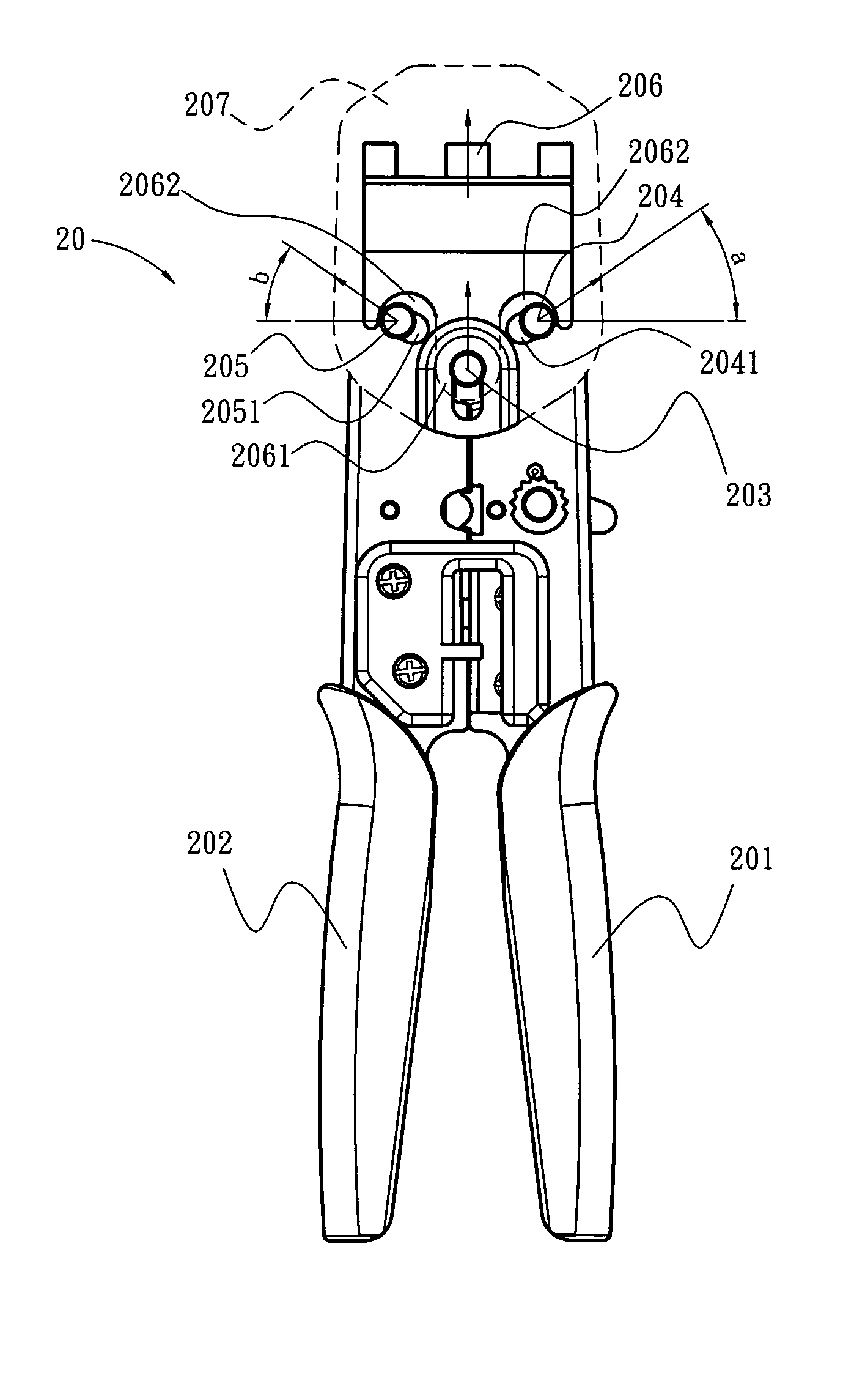 Terminal crimping pliers