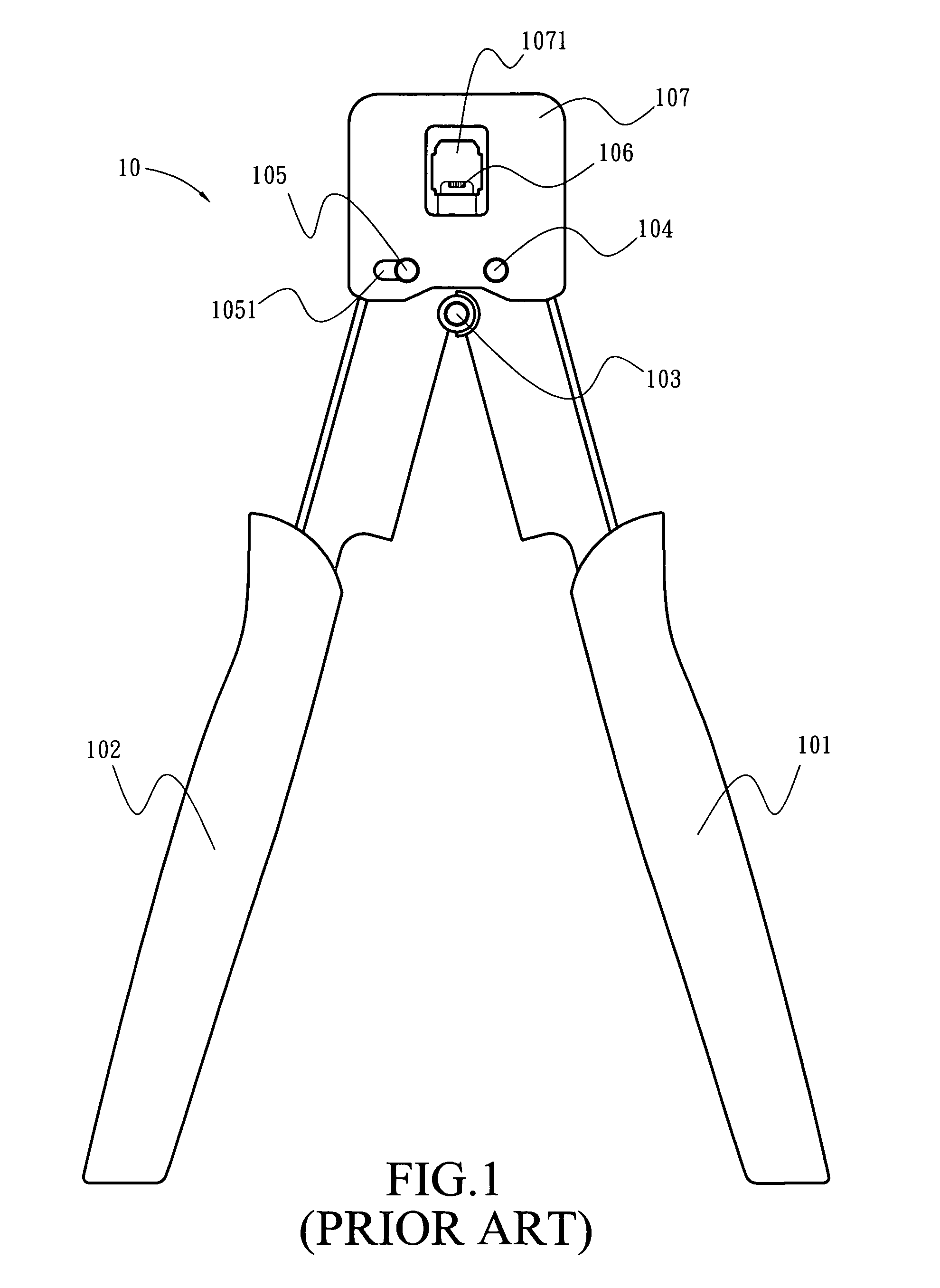 Terminal crimping pliers