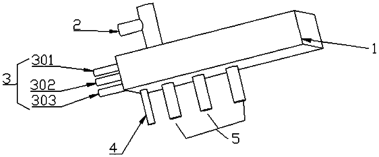 Semiconductor device test fixture and test box body