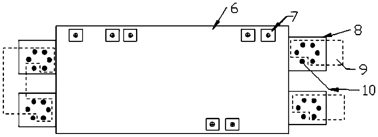 Semiconductor device test fixture and test box body