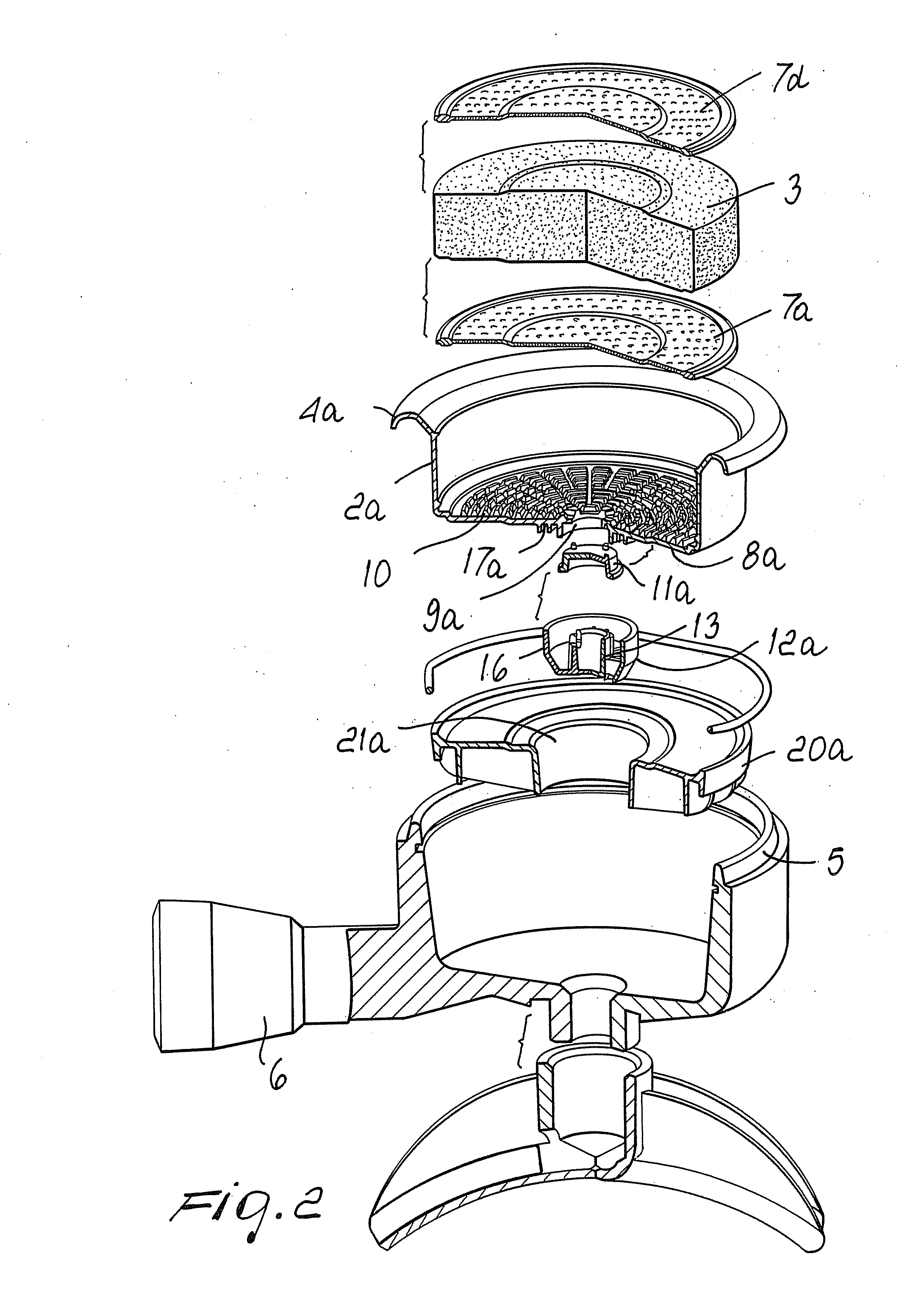 Insert for filter holders of coffee machines, particularly for espresso coffee machines