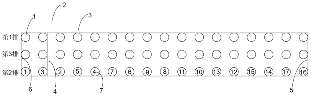 Rock-entering grooving construction method by matching small-diameter down-the-hole hammer with slot milling machine