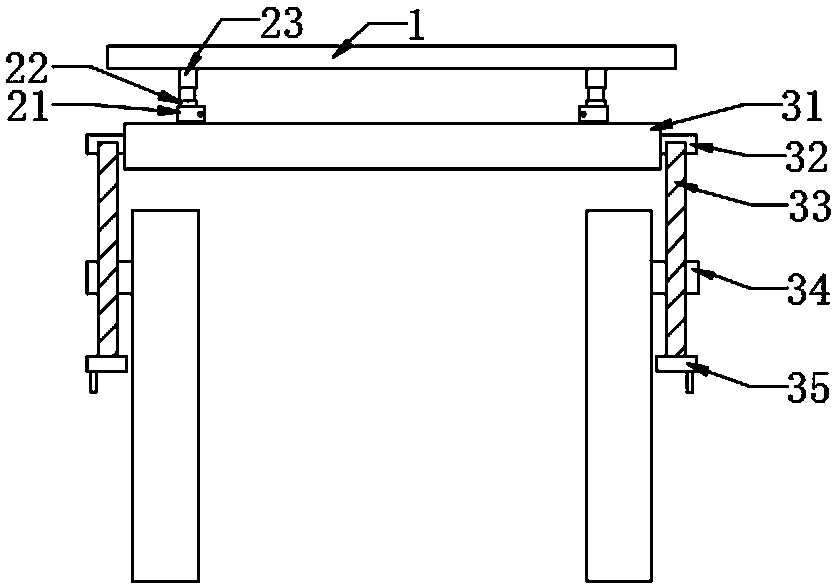 Solar battery mounting piece