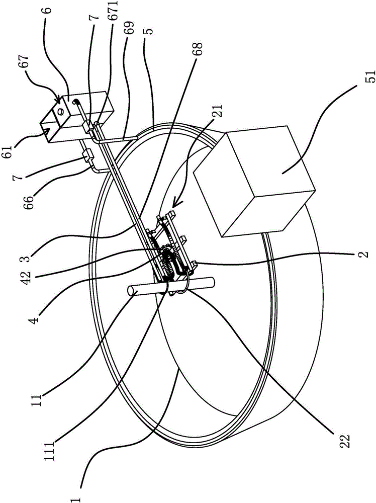 Feeding device for culture pond