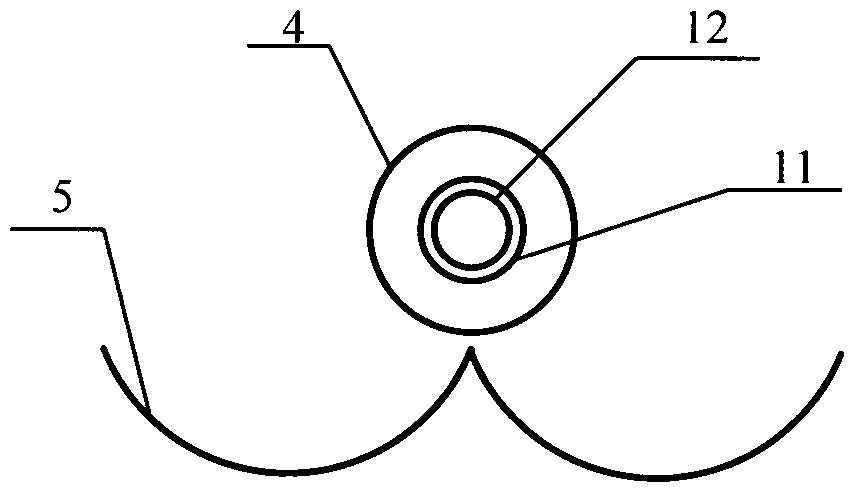 Solar catalytic oxidation-membrane separation three-phase fluidized bed circulation reaction device