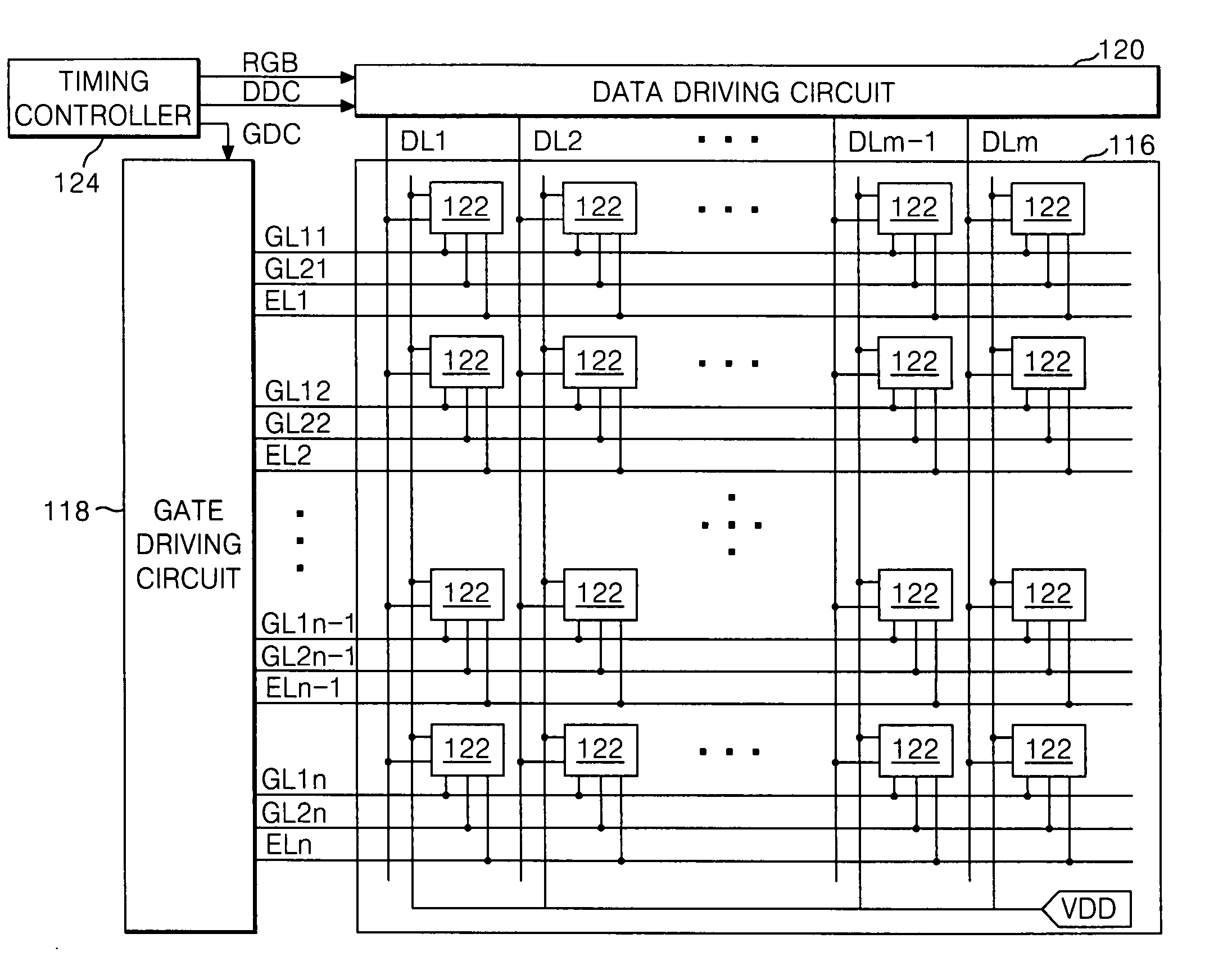 Organic light-emitting diode display device and driving method thereof