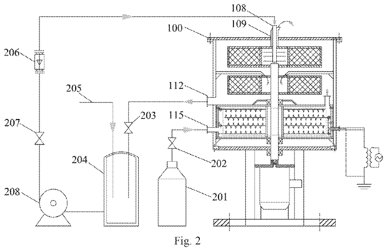 Gas-phase oxidation/decomposition and absorption integrated device and application thereof