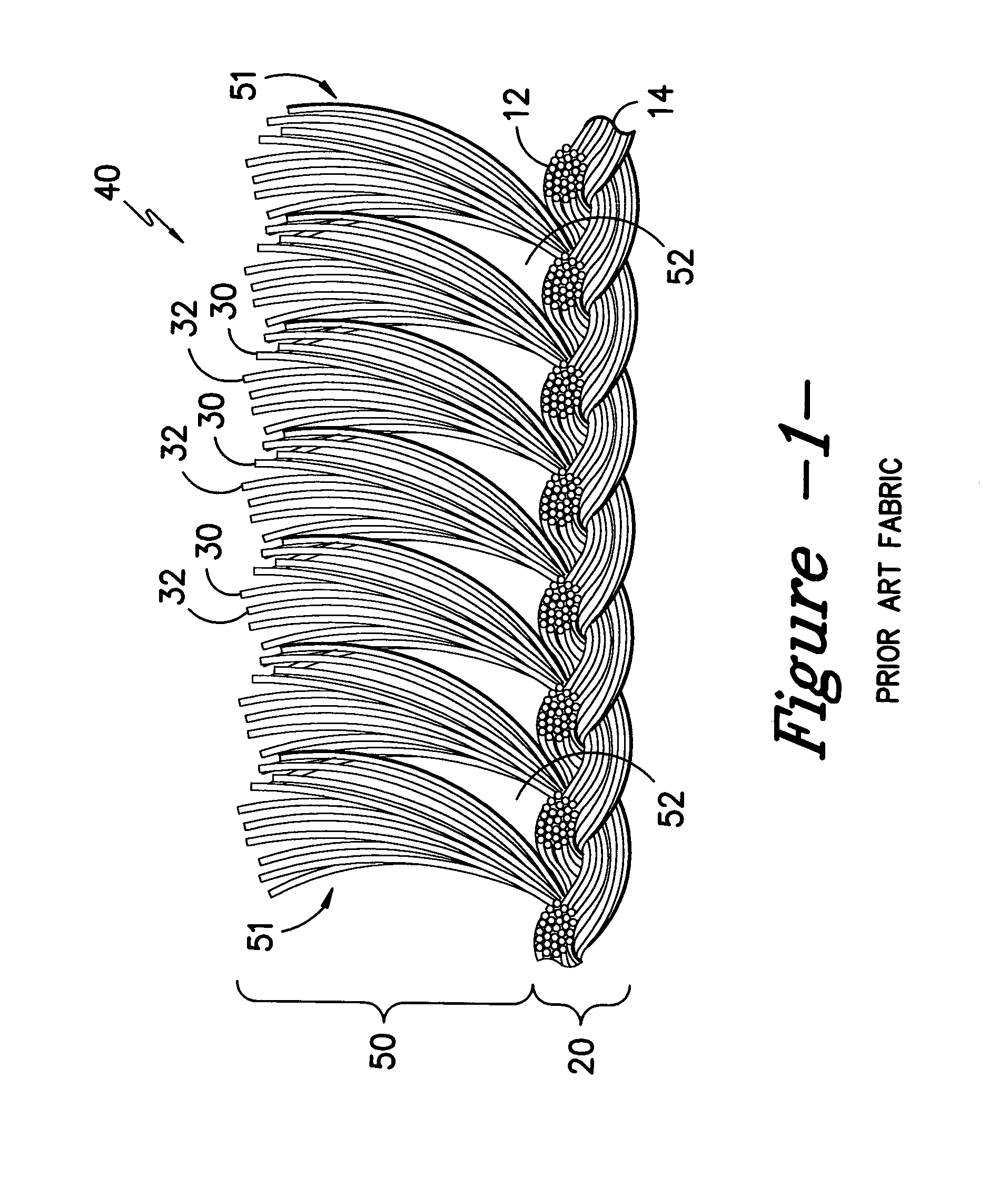 Method of making pile fabric