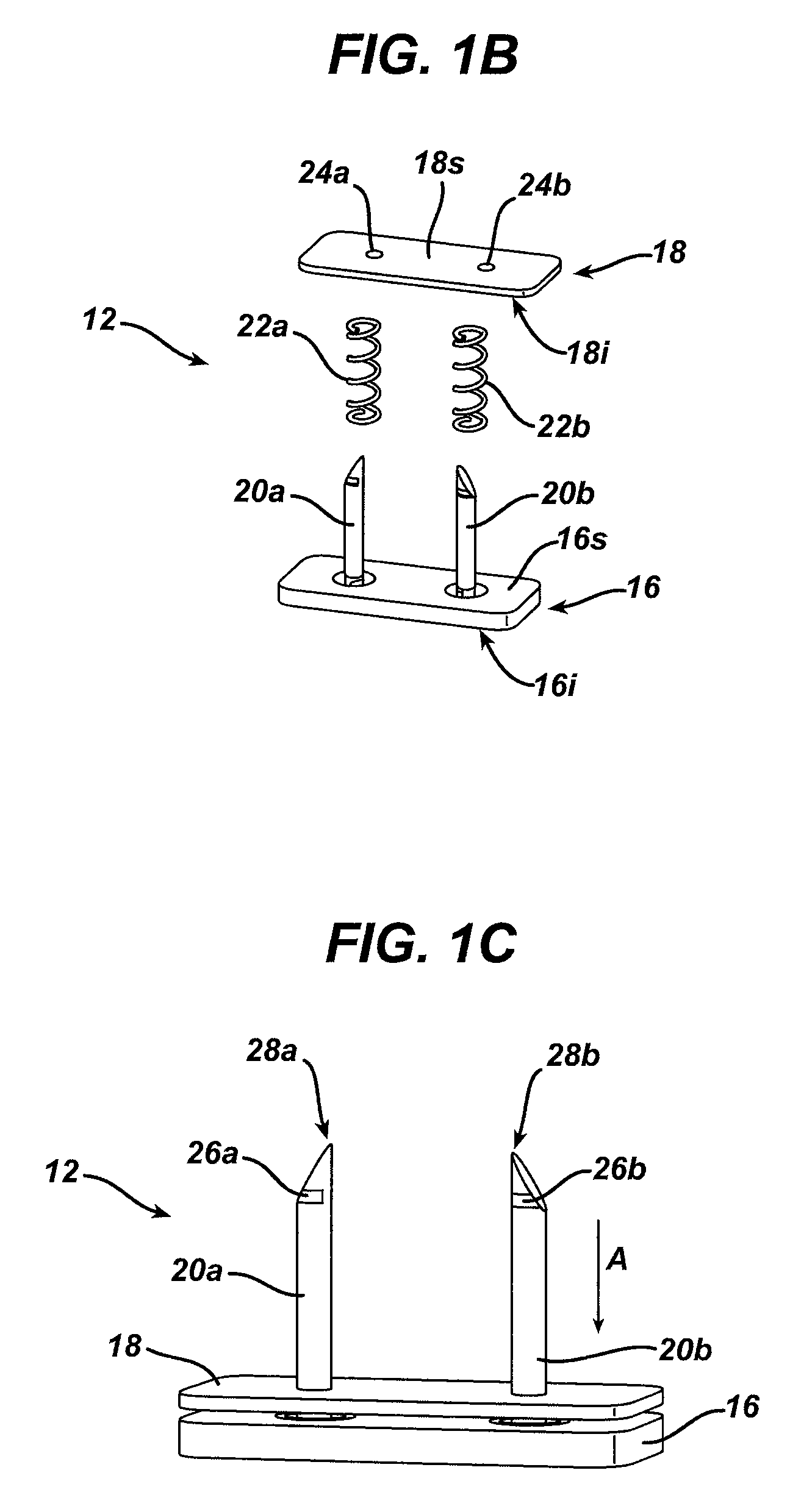 Safety fastener for tissue apposition