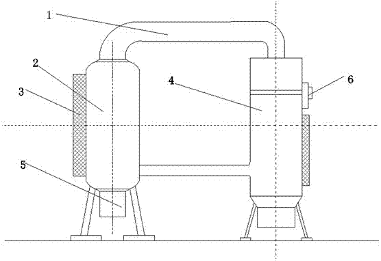 A circular flow energy-saving smokeless oven