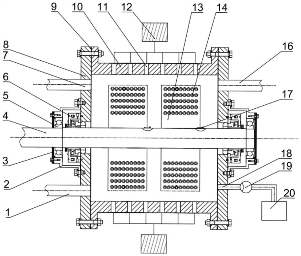 Cavitation and foaming integrated tailing flotation device