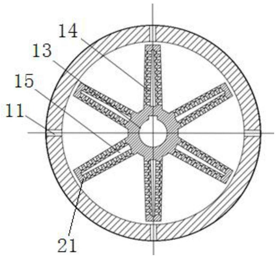 Cavitation and foaming integrated tailing flotation device