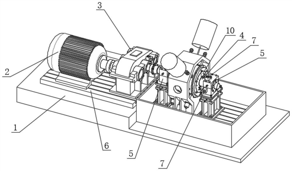 Rocket turbopump floating ring seal testing testbed