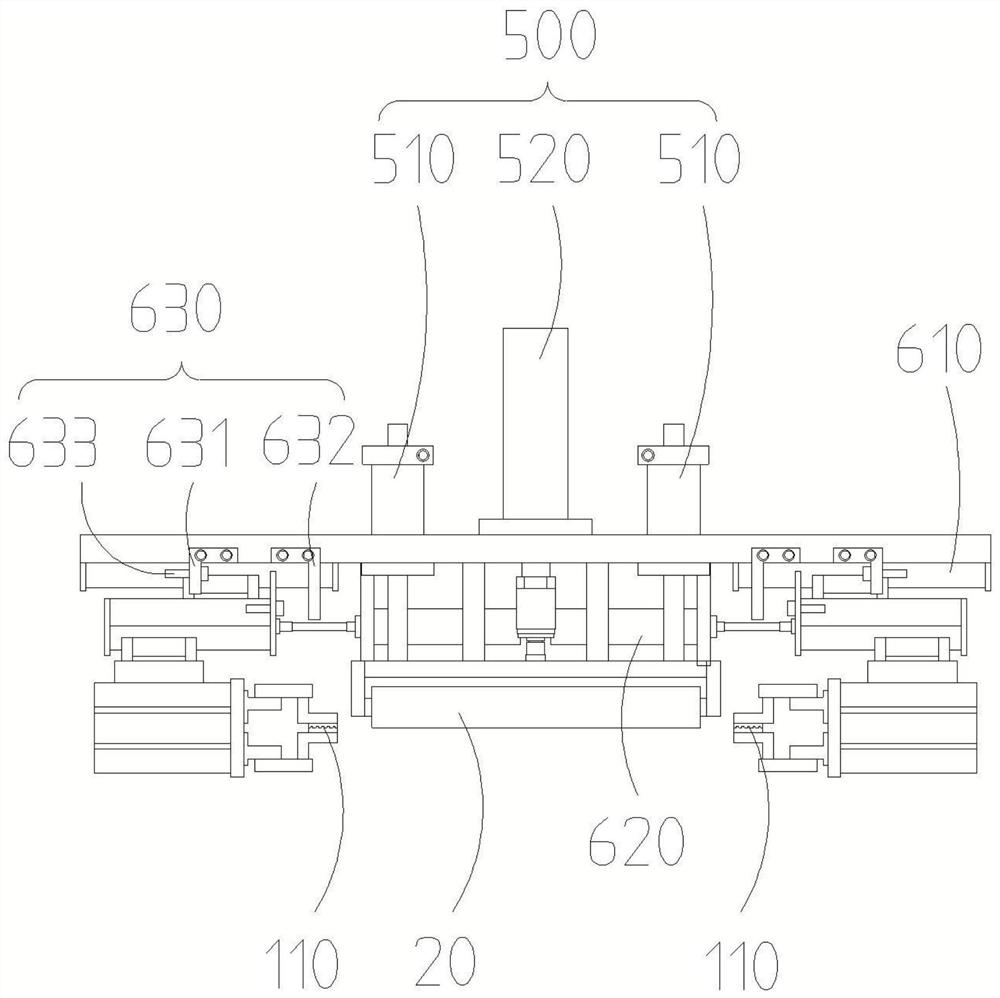 Adhesive tape pasting mechanism and adhesive tape pasting device