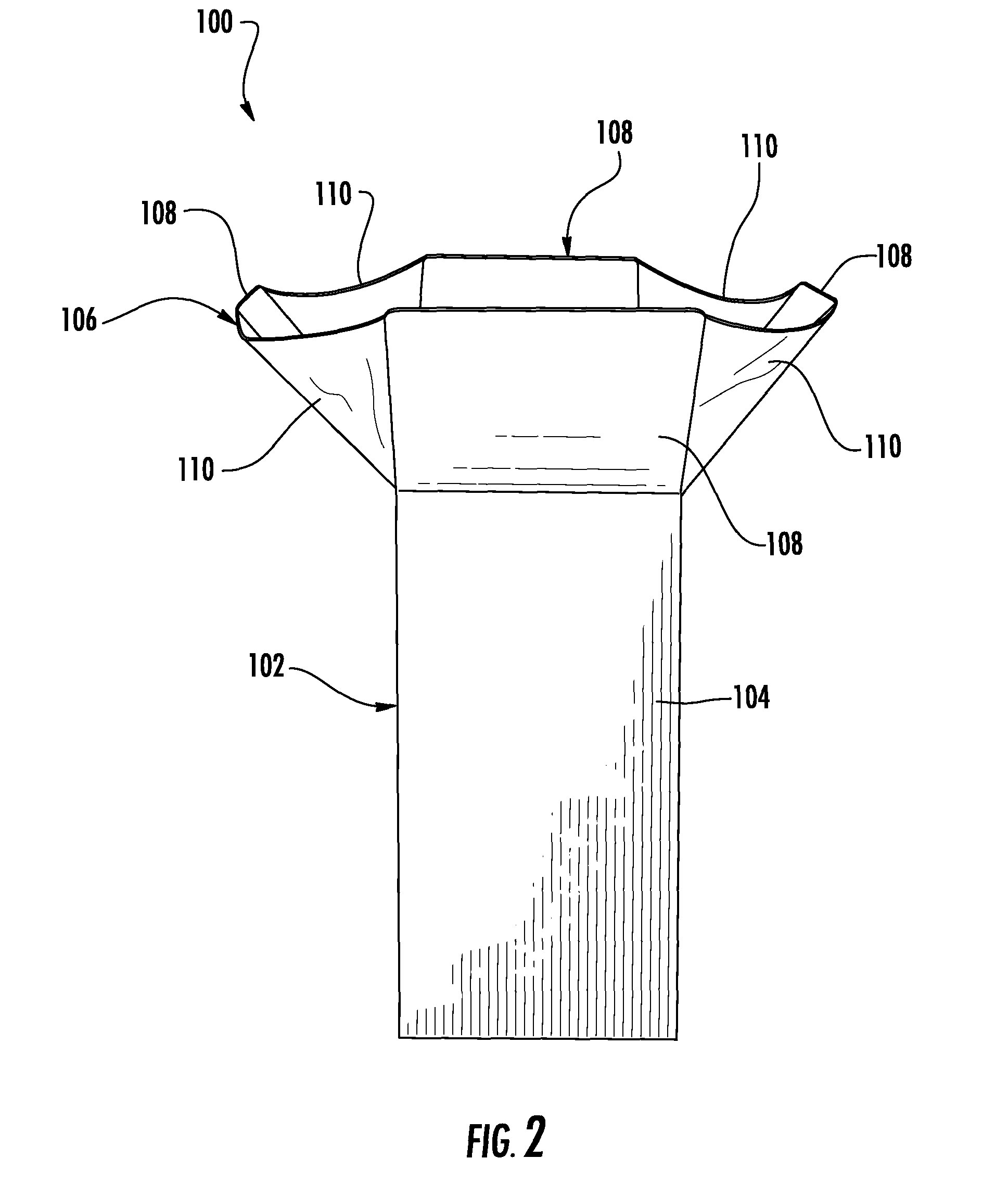 Leaf bag funnel