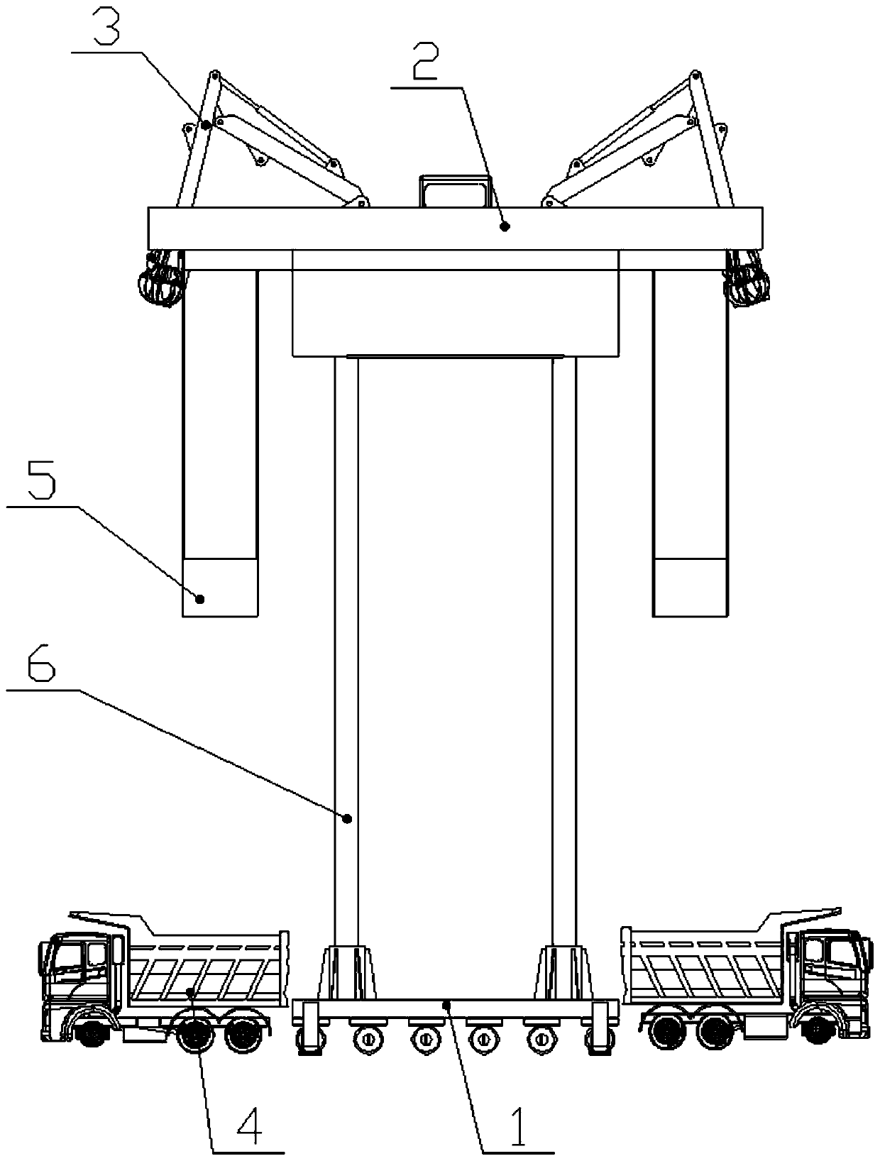 Building dismantling machine